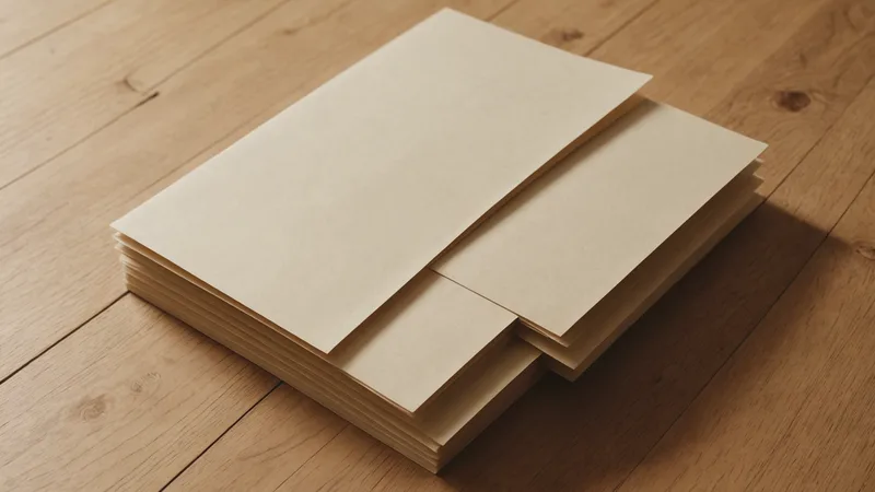 Three organized document stacks representing different document types