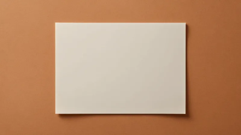 A single document sheet traveling along a minimal path, clean light tones